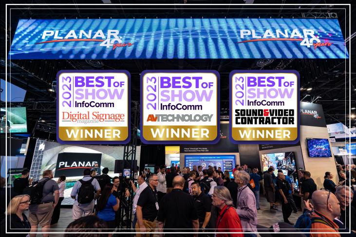 南宫NG·28(中国)相信品牌的力量PLANAR三款产品同时斩获InfoComm最佳展示奖